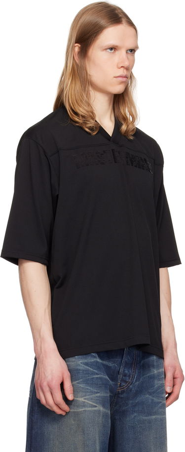 Majica Mastermind WORLD MASTERMIND WORLD MW Football V-Neck Jersey Črna | MW25S14-TS023-603, 1