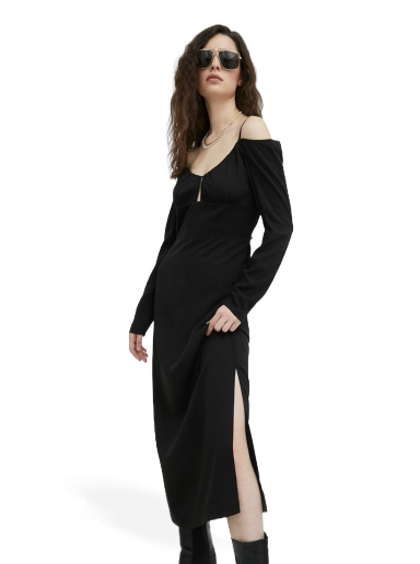 Obleke Samsoe Samsoe Hollie Dress Črna | F22400098