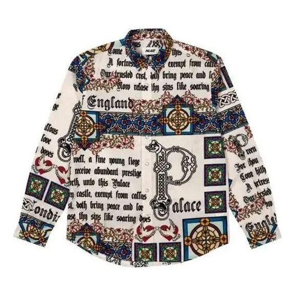 Srajce Palace Medieval Print Shirt Bela | P21SHT026