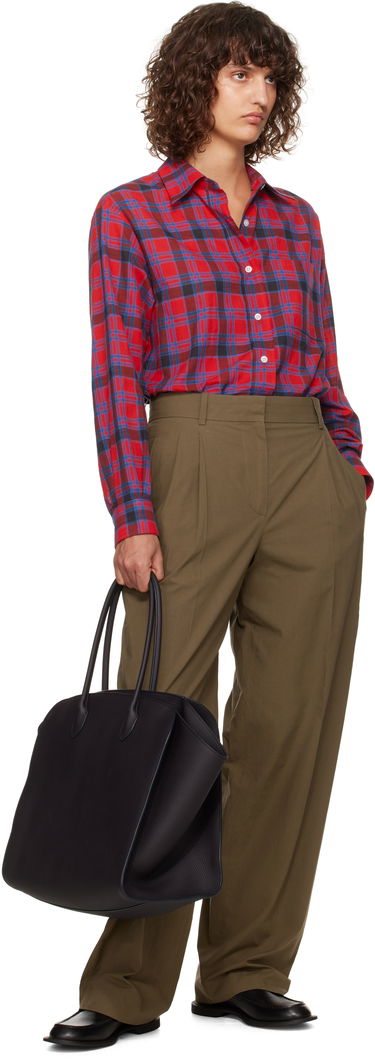 Tote bag The Row The Row Marlo Tote Bag Mornarica | W1773-L133, 3