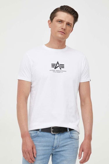 Majica Alpha Industries Tee Bela | 118533.09, 0