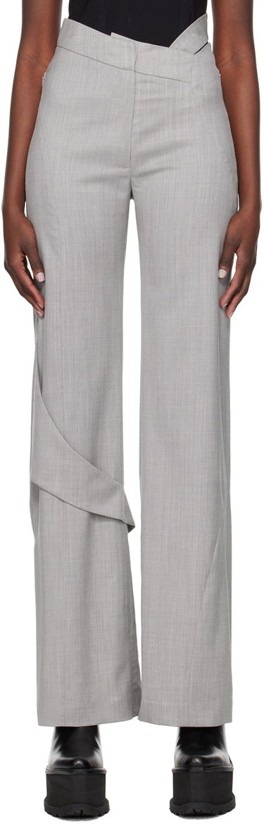 Hlače HELIOT EMIL Fluid Draped Trousers Siva | HE_W_10_043_LGY06, 0