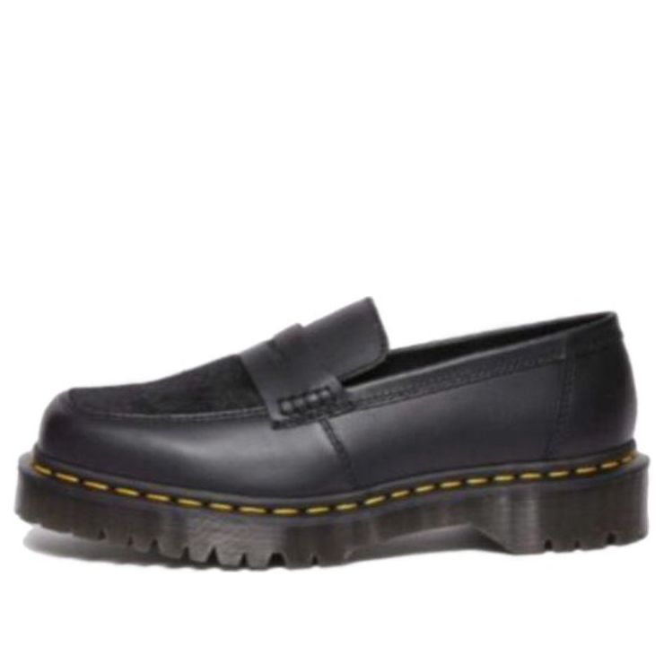 Superge in čevlji Dr. Martens Dr. Martens Penton Bex Hair-On & Leather Loafers Črna | 31303001