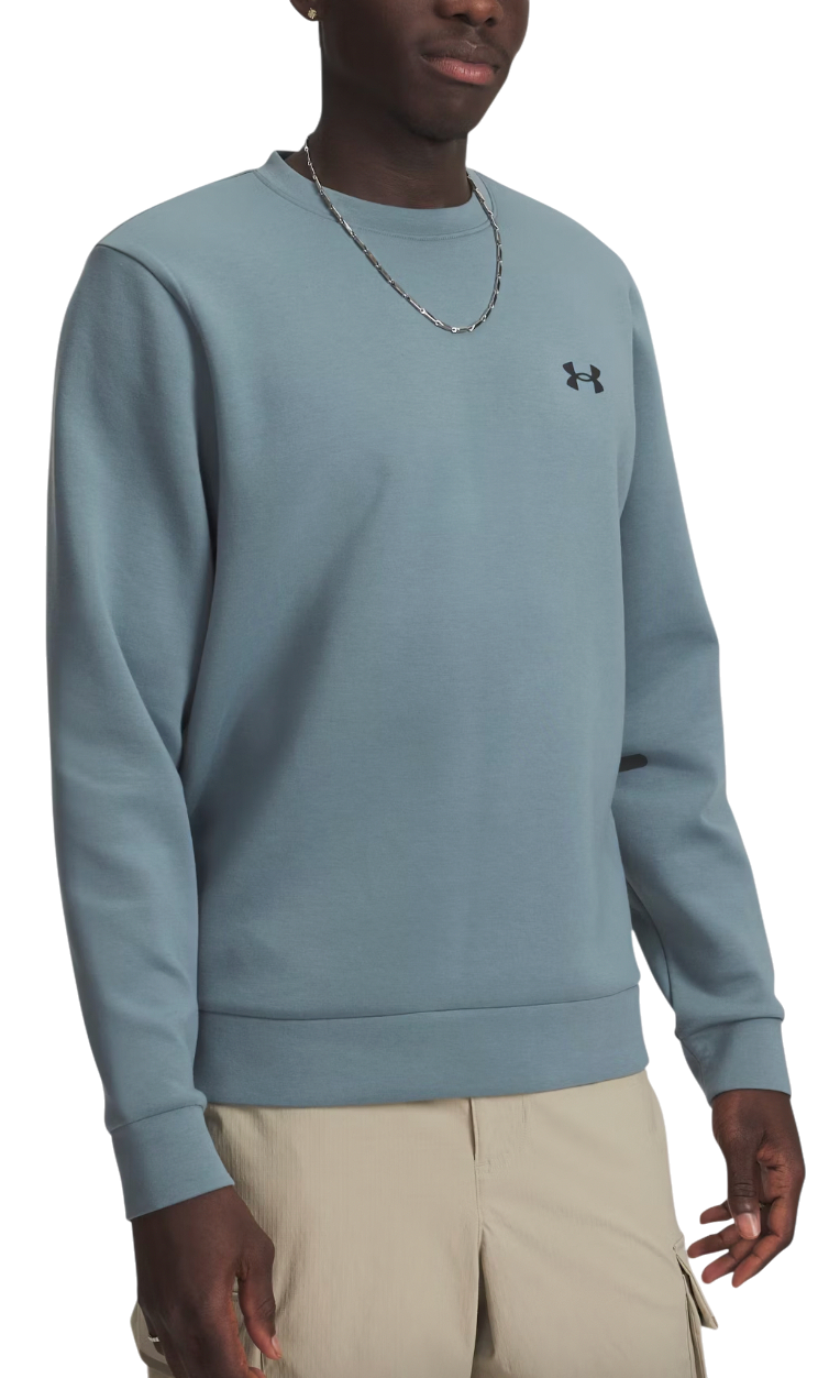 Pulover Under Armour Unstoppable Fleece Crewneck Sweatshirt Turkizna | 1389351-587