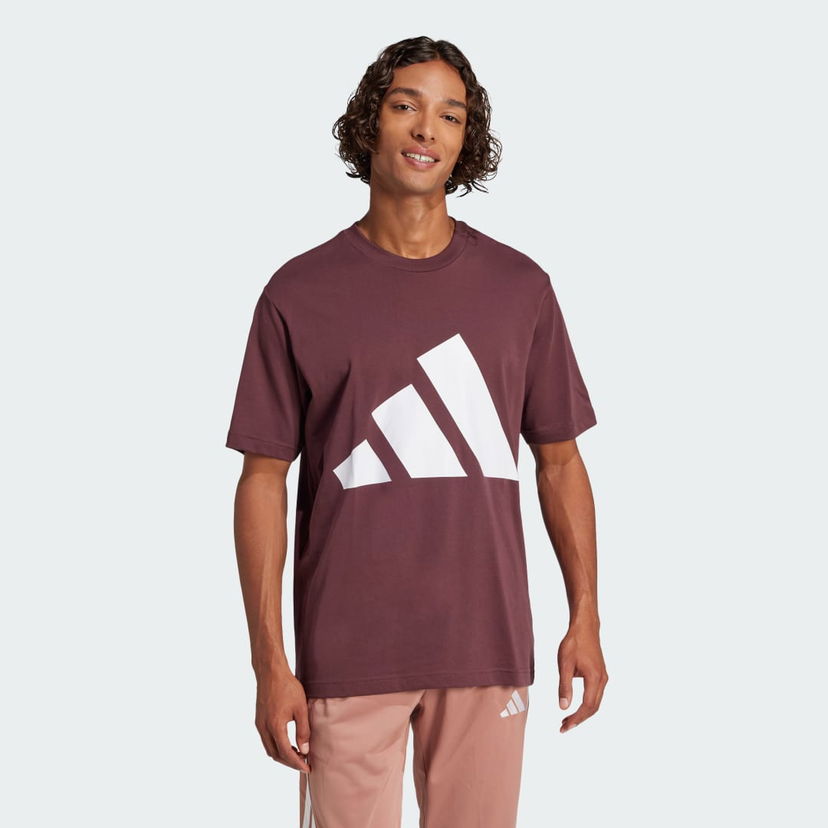 Majica adidas Performance Essentials Big Logo T-Shirt Bordo | JE8939