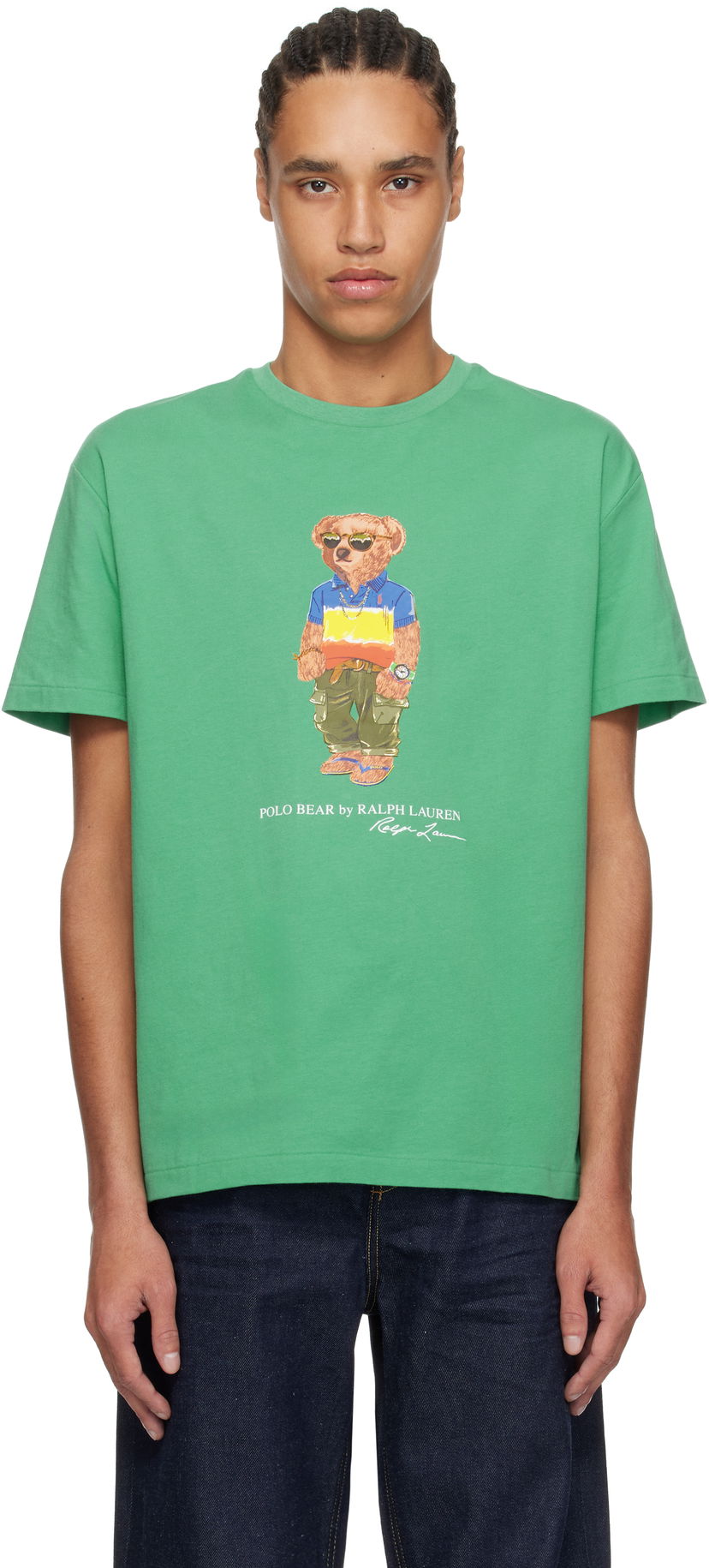 Majica Polo by Ralph Lauren Polo Ralph Lauren Classic Fit Polo Bear T-Shirt Zelena | 710973142001