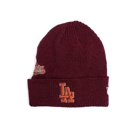 Beanie New Era Knit Beanie with Patch Rdeča | 60580732, 0