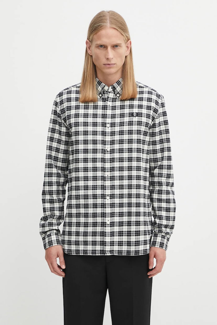 Srajce Fred Perry Fred Perry Button-Down Regular Fit Shirt Večbarvna | M1743