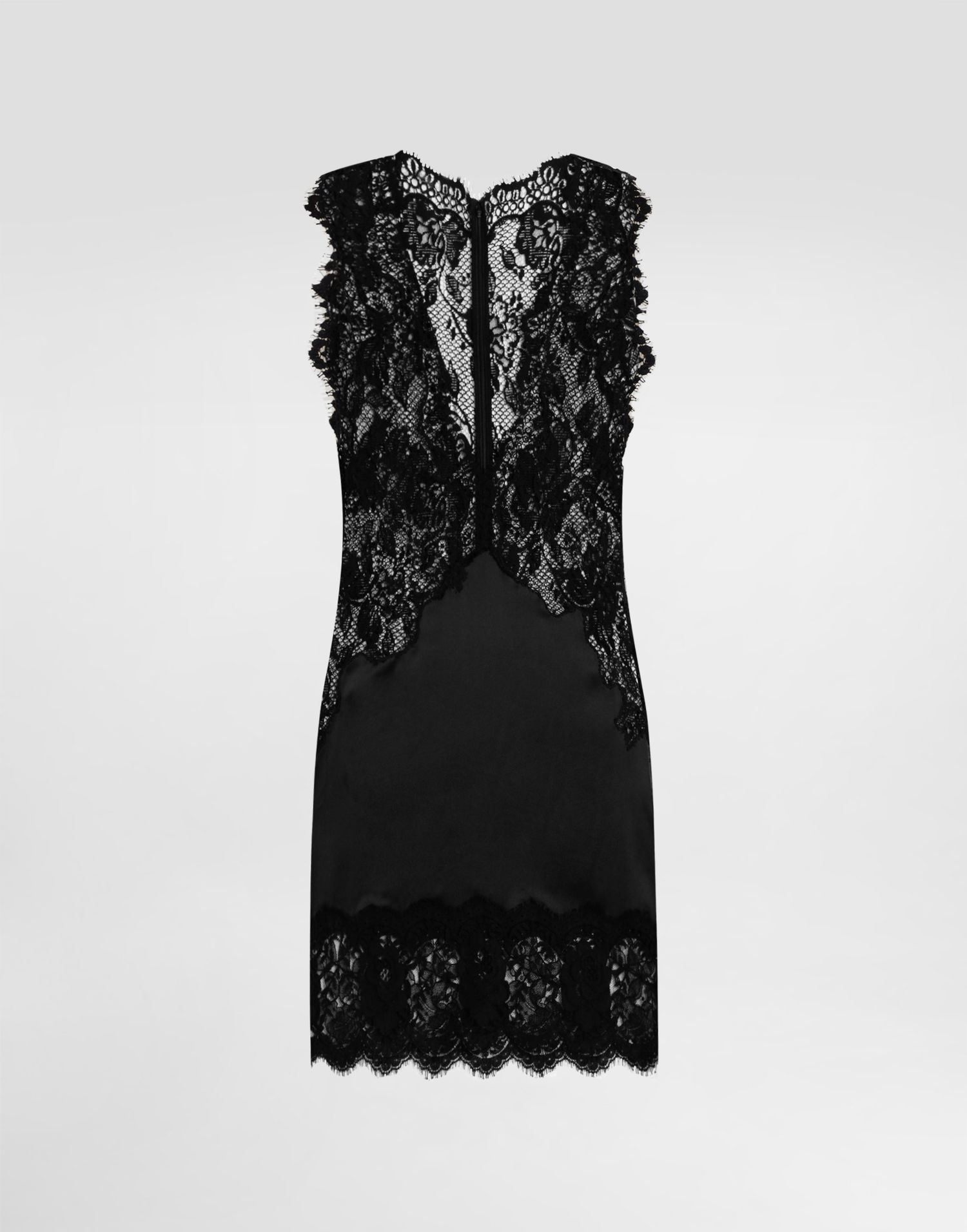 Obleke Dolce & Gabbana Dolce & Gabbana Lace Dress Črna | F60FJTGDDI7N0000, 0