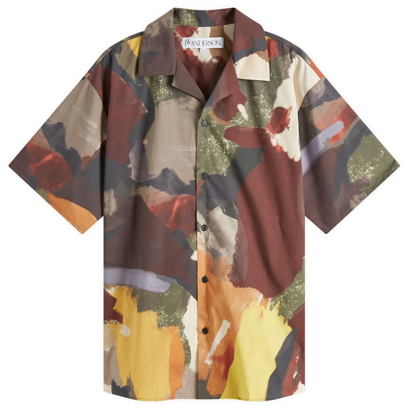 Srajce JW Anderson JW Anderson Printed Camp Collar Shirt Večbarvna | SH0349-PG1728-595