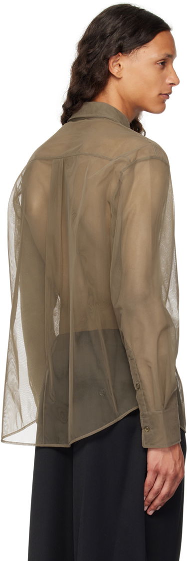 Srajce Simone Rocha Simone Rocha Sheer Embellished Shirt Zelena | 5289TB 0069, 2