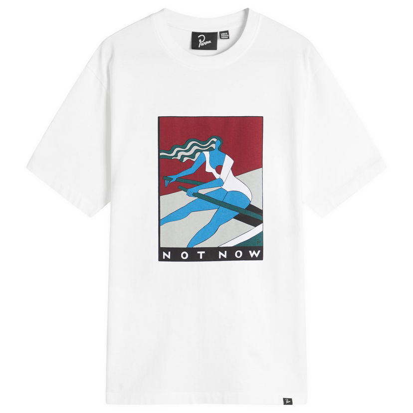 Majica By Parra Parra Into Nowhere Graphic T-Shirt Bela | 53410-WHT