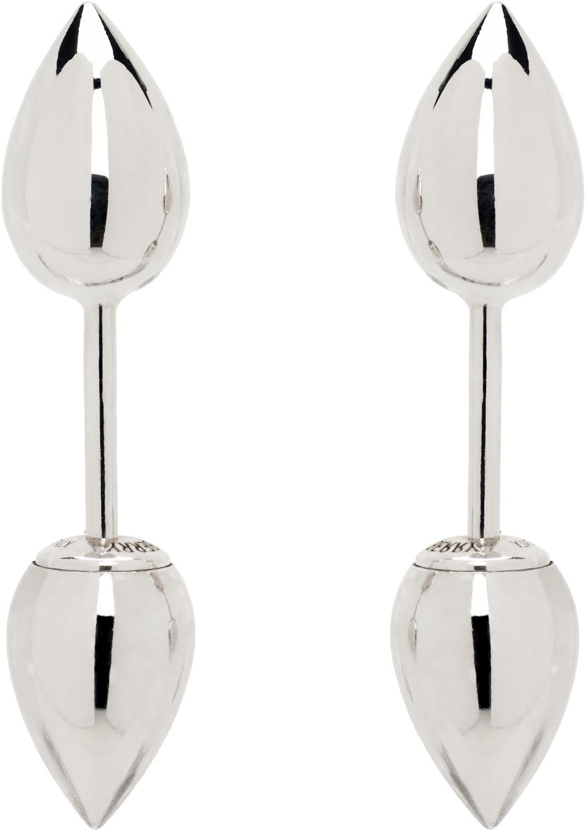 Uhani Burberry Small Spear Stud Earrings Kovinski | 8085317