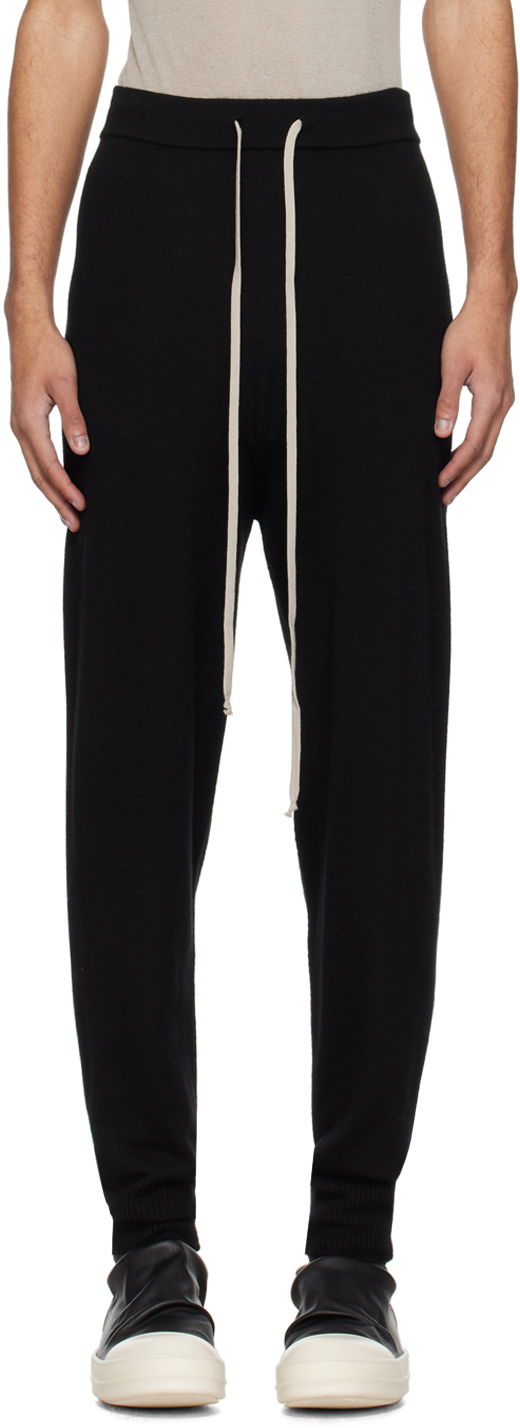 Trenirka Rick Owens Drawstring Sweatpants Črna | RU01D3653 WS