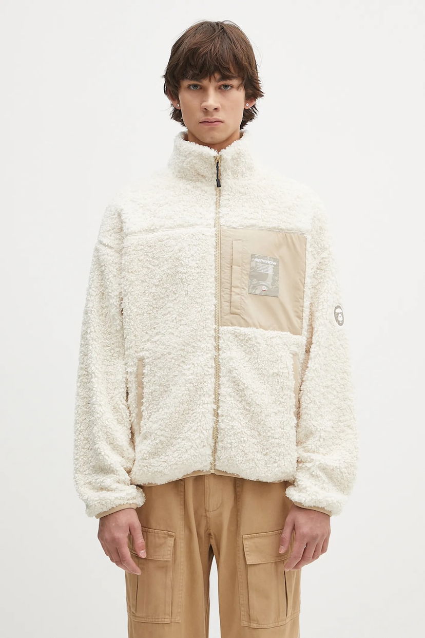 Jakna AAPE by A Bathing Ape AAPE Now Zip Up Jacket Bela | AAPSWMB331XXN