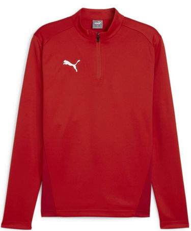 Pulover Puma teamGOAL Training 1/4 Zip Sweatshirt Rdeča | 658629-01, 0