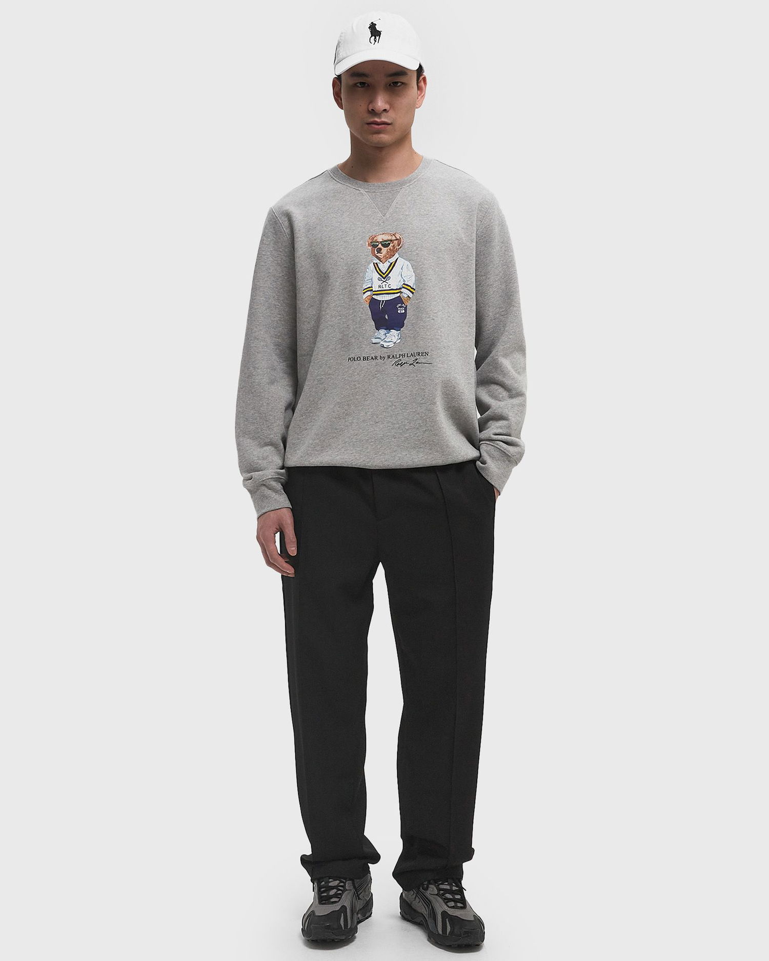 Pulover Polo by Ralph Lauren Ralph Lauren Bear Sweatshirt XXL Siva | 710973145002, 1