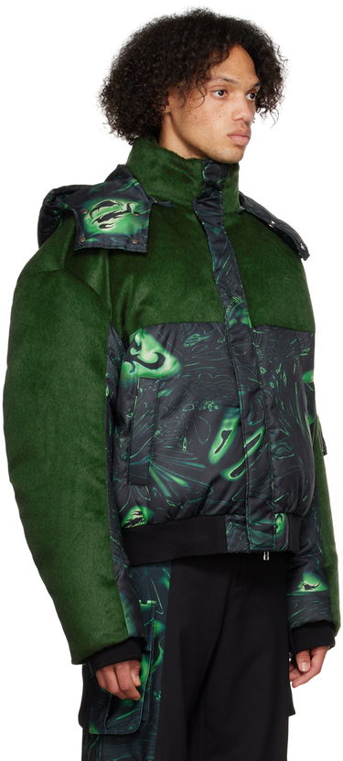 Puhovka Feng Chen Wang Feng Chen Wang Lacquerware Down Jacket Zelena | FUF14JK06, 1