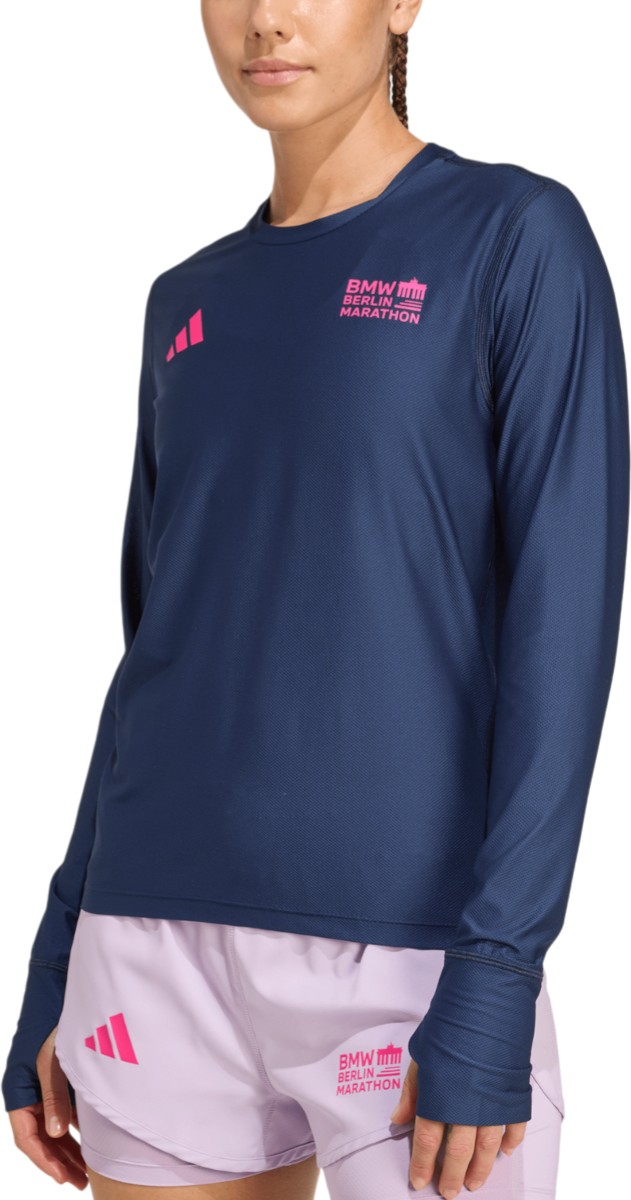 Majica adidas Originals BMW Berlin Marathon 2025 Long Sleeve T-Shirt Mornarica | jz9240