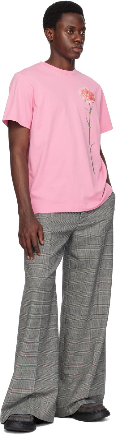 Majica Simone Rocha Simone Rocha Carnation Print T-Shirt Roza | 5195P32A-M 0569, 3
