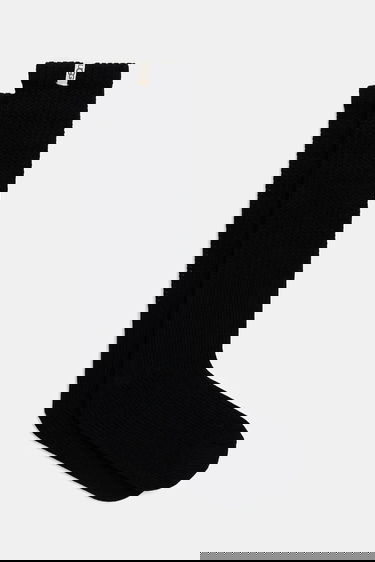 Nogavice UGG TYLA Ribbed Socks Črna | 1173790, 0