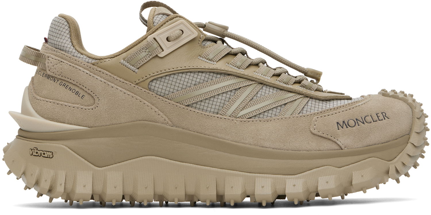 Superge in čevlji Moncler Moncler Trailgrip Low Top Bež | K109A4M00100M5552, 0
