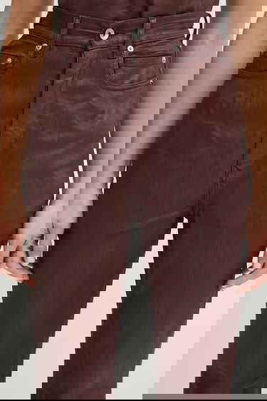 Kavbojke Rick Owens Rick Owens DRKSHDW Bolan Bootcut High Waist Jeans Bordo | DS02E7311.SDSW, 3