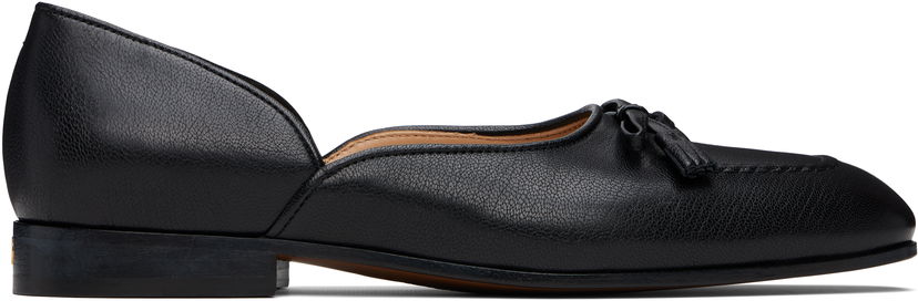 Nega čevljev Valentino Valentino Square Toe Tassel Loafers Črna | 6Y0S0K15VMH0NO