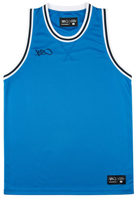Majica brez rokavov K1X K1X Hardwood Double X Basketball Jersey Modra | 72000008-4557