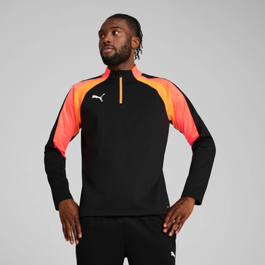 Pulover Puma Puma IndividualLIGA 1/4 Zip Top Črna | 659515-07, 2