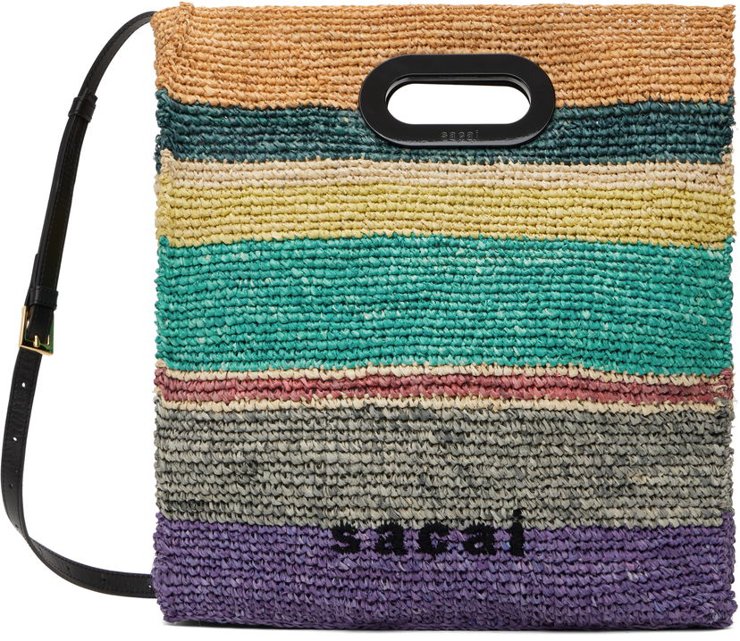 Tote bag sacai Sacai Raffia New Shopper Medium Bag Večbarvna | S148-01