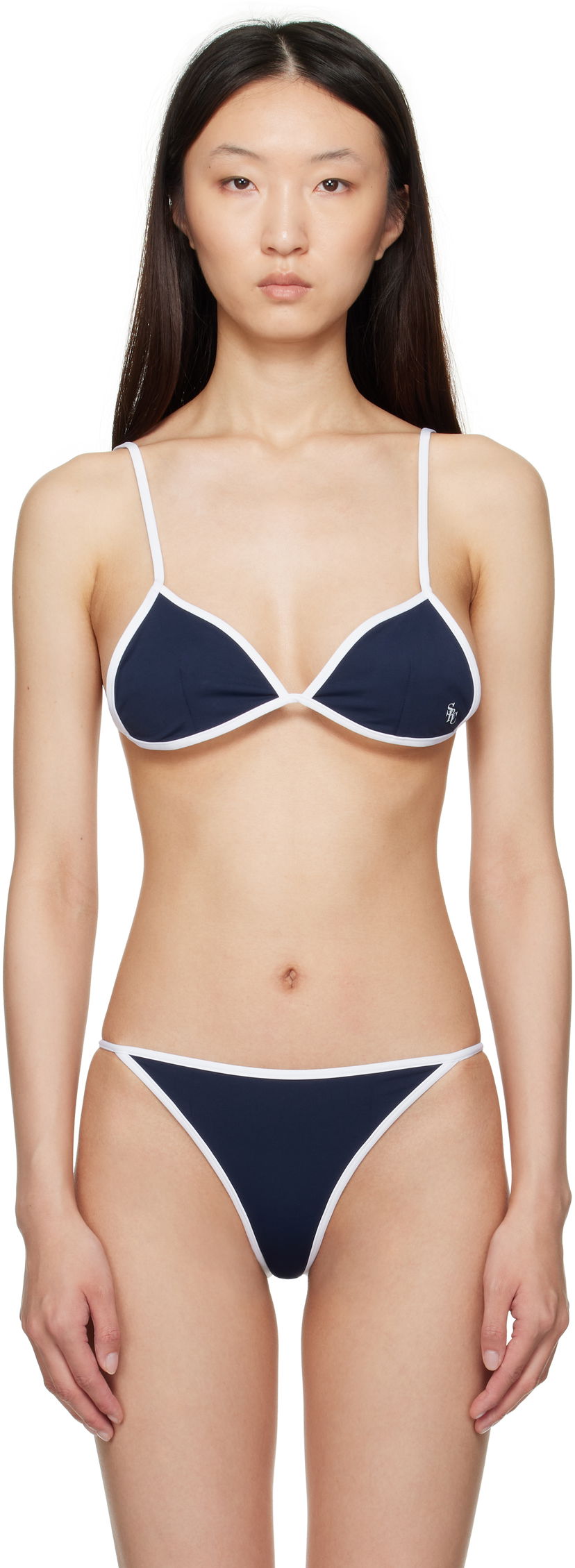 Kopalke Sporty & Rich Sporty & Rich Kate Bikini Top Mornarica | SM004620302BL106