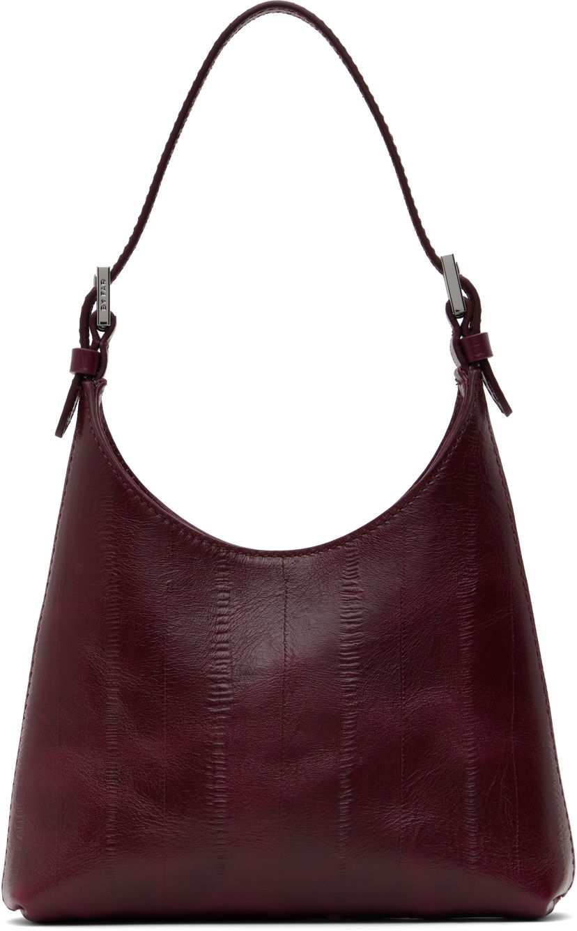 Torba za čez ramo BY FAR BY FAR Baby Camryn Shoulder Bag Bordo | MWBTH031CL036RD028PL