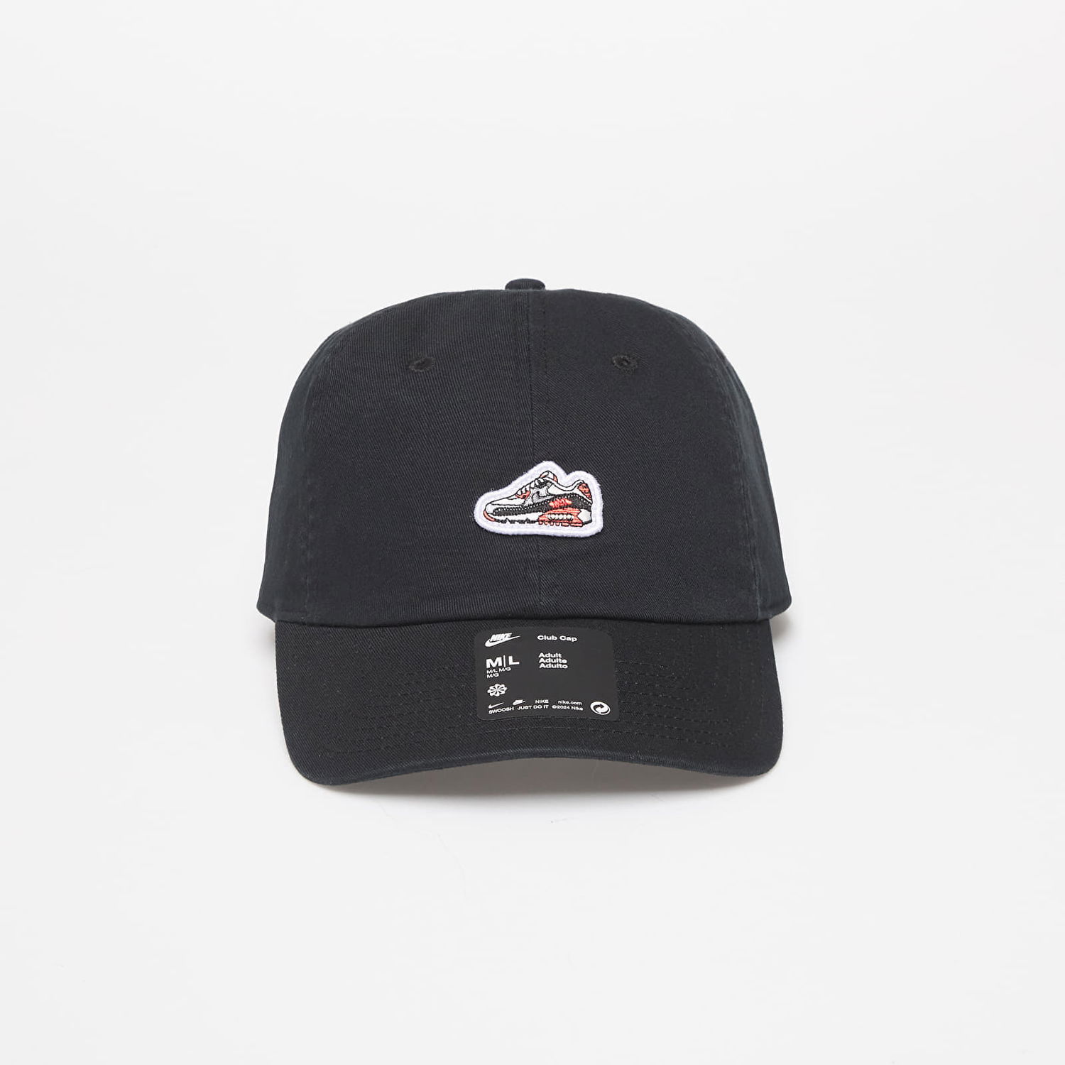 Kapa Nike Club Unstructured Air Max 90 Patch Cap Črna | HV7021-010, 0