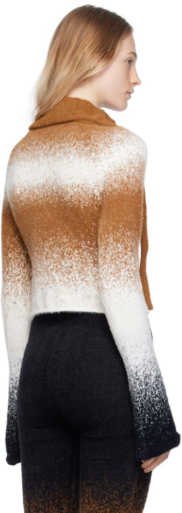 Pleteni pulover Ottolinger Ottolinger Gradient Fuzzy Knit Sweater Rjava | 705902, 2