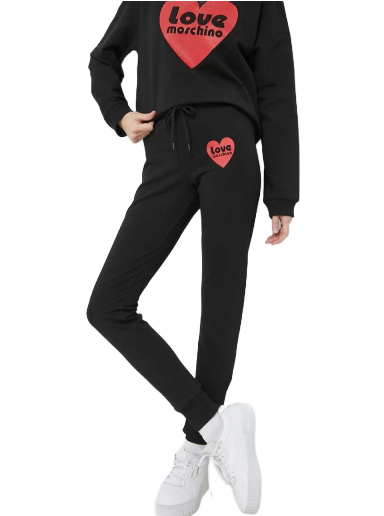 Trenirka Moschino Sweatpants Love Črna | W.1.424.29.E.2246