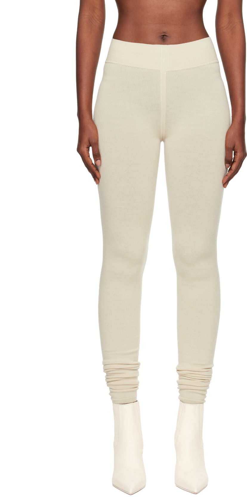 Pajkice Rick Owens Concordians Runway Leggings Bež | RO02E4683 M