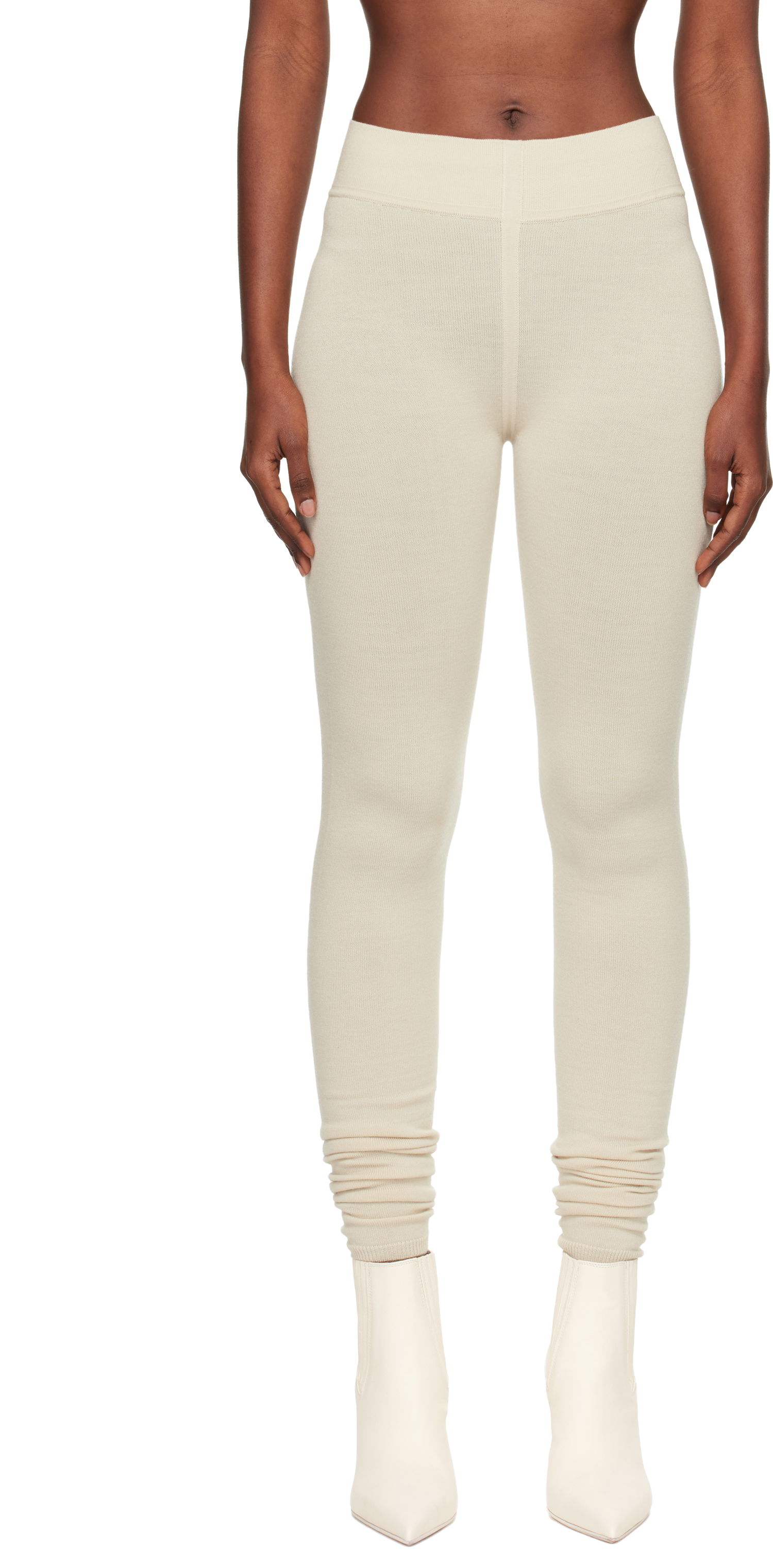 Pajkice Rick Owens Concordians Runway Leggings Bež | RO02E4683 M, 0