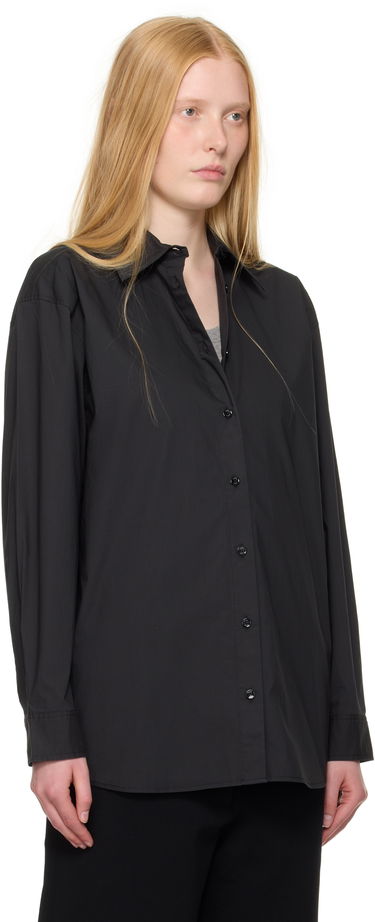 Srajce TOTEME TOTEME Classic Tumbled Button-Down Shirt Črna | 252-WRT0480-FB0415, 1