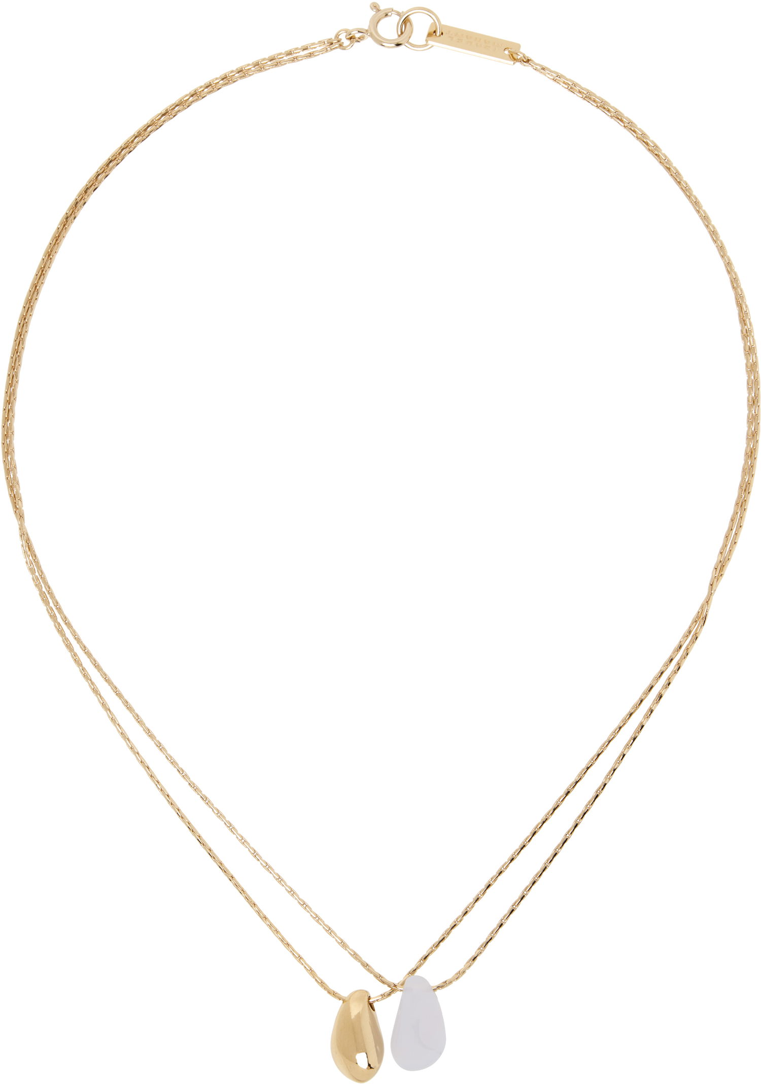 Ogrlica ISABEL MARANT Isabel Marant Imala Double-Strand Pendant Necklace Kovinski | RC0061FA-C1B21B, 0