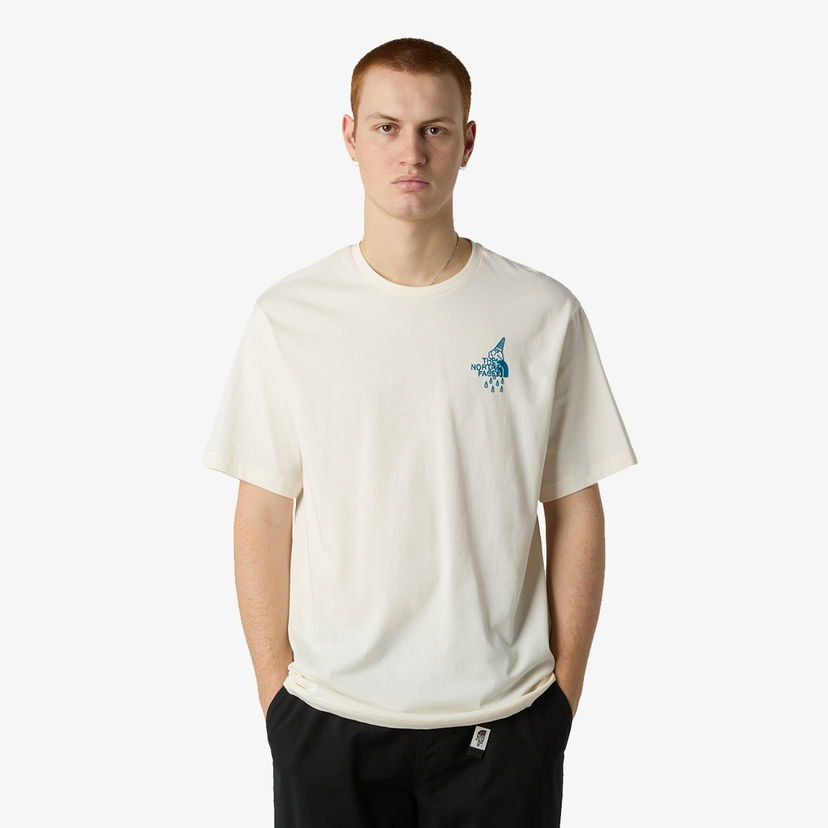 Majica The North Face Powder Days Relaxed Graphic T-Shirt Bež | NF0A8E4DQLI1