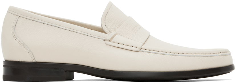 Nega čevljev FERRAGAMO Ferragamo Signature Loafers Bela | 768167