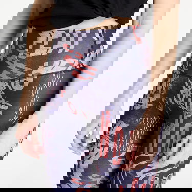 Pajkice Horsefeathers Horsefeathers Claris Typo Print Leggings Črna | SW848I, 1