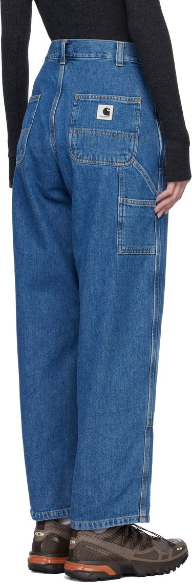 Kavbojke Carhartt WIP Double Knee Relaxed Fit Jeans Modra | I034229 0106, 2