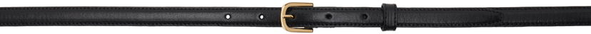 Pasovi TOTEME TOTEME Thin Leather Trouser Belt Črna | 244-WAM877-LE0025