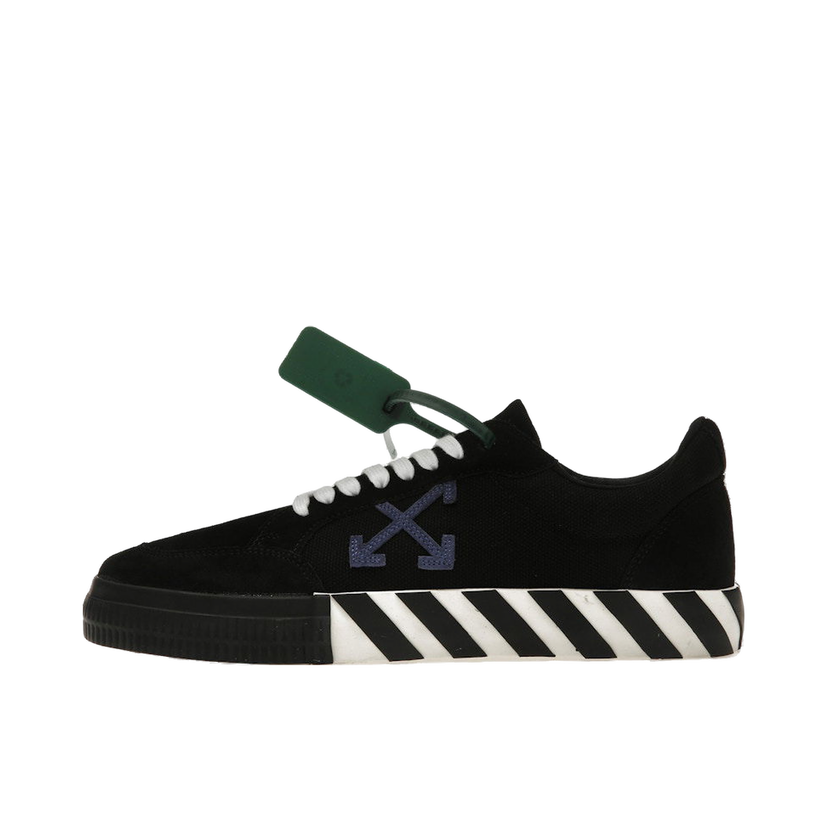 Superge in čevlji Off-White Vulc Low Canvas White Black Dark Blue (SS22) Črna | OMIA085S22LEA0011046
