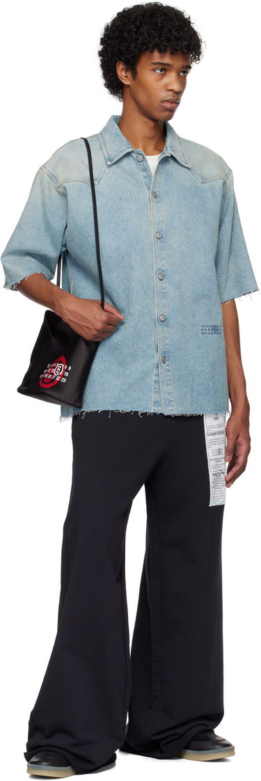 Srajce Maison Margiela MM6 Maison Margiela Short Sleeve Denim Shirt Modra | SH0DR0006 M30019, 3