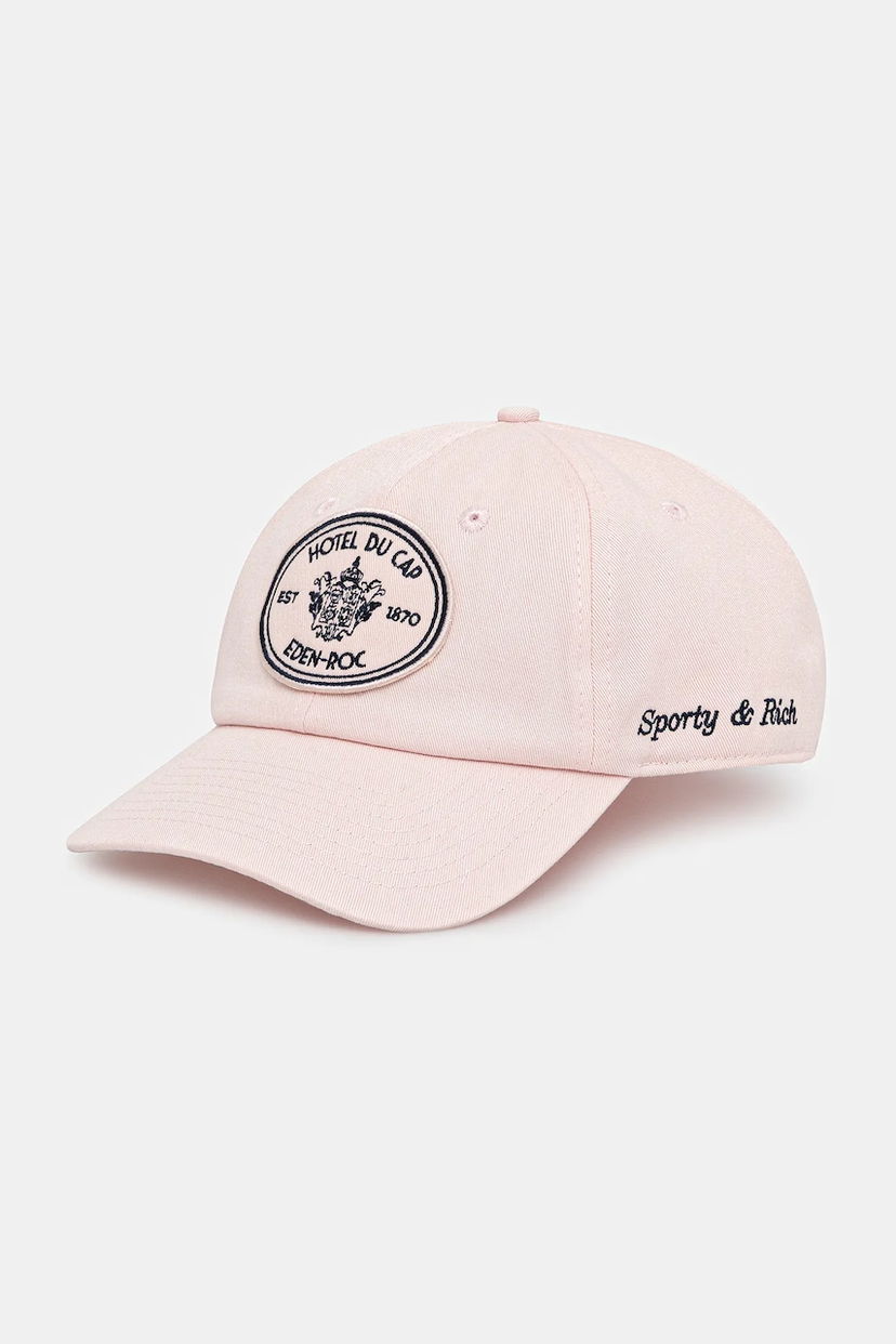 Kapa Sporty & Rich Sporty & Rich Eden Crest Hotel du Cap Eden-Roc Baseball Cap Roza | AC04060621P140