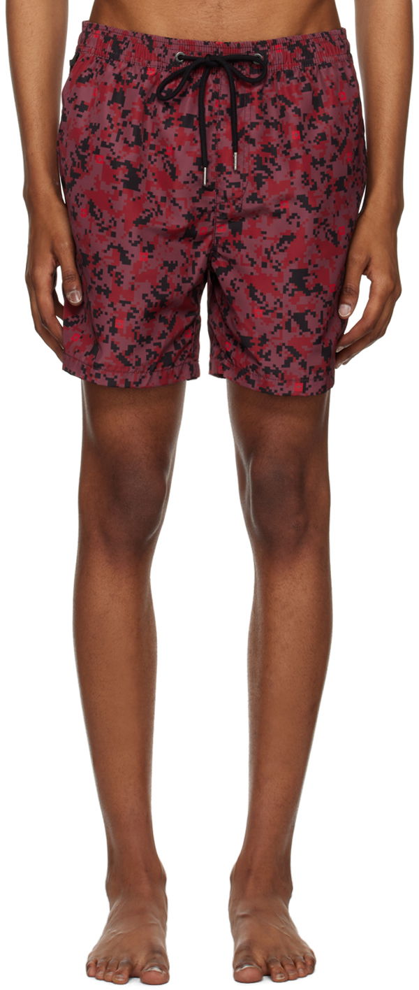 Kopalke Ksubi Ksubi Digi Swim Shorts Rdeča | MSP23WA009
