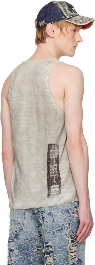 Majica brez rokavov Diesel Diesel K-Rick Graphic Print Tank Top Bež | A16875-0DBCU-7EX, 2